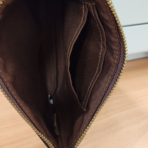 Coach Brown Wristlet Clutch - Picture 3 of 7